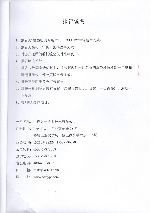 报告说明